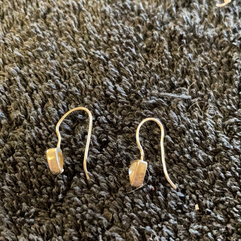 🪀Pair of silver and CZ earrings🪀 - Picture 3 of 3